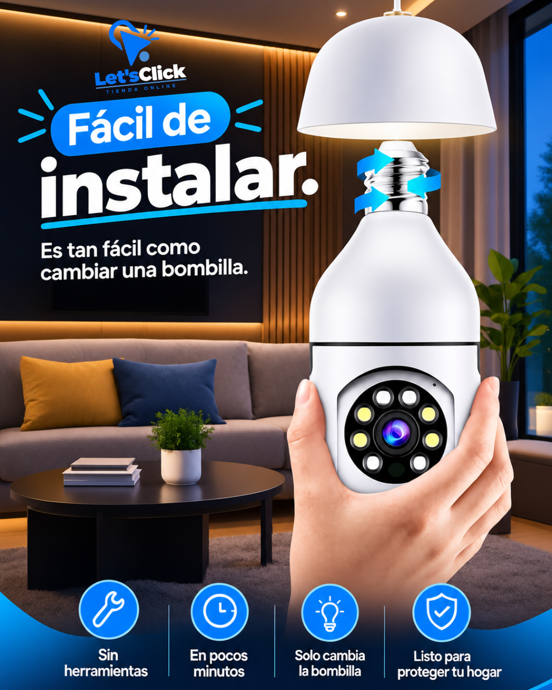 Cámara Smart WiFi 360°