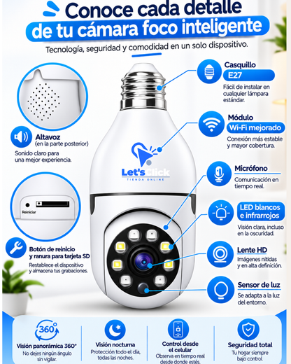 Cámara Smart WiFi 360°